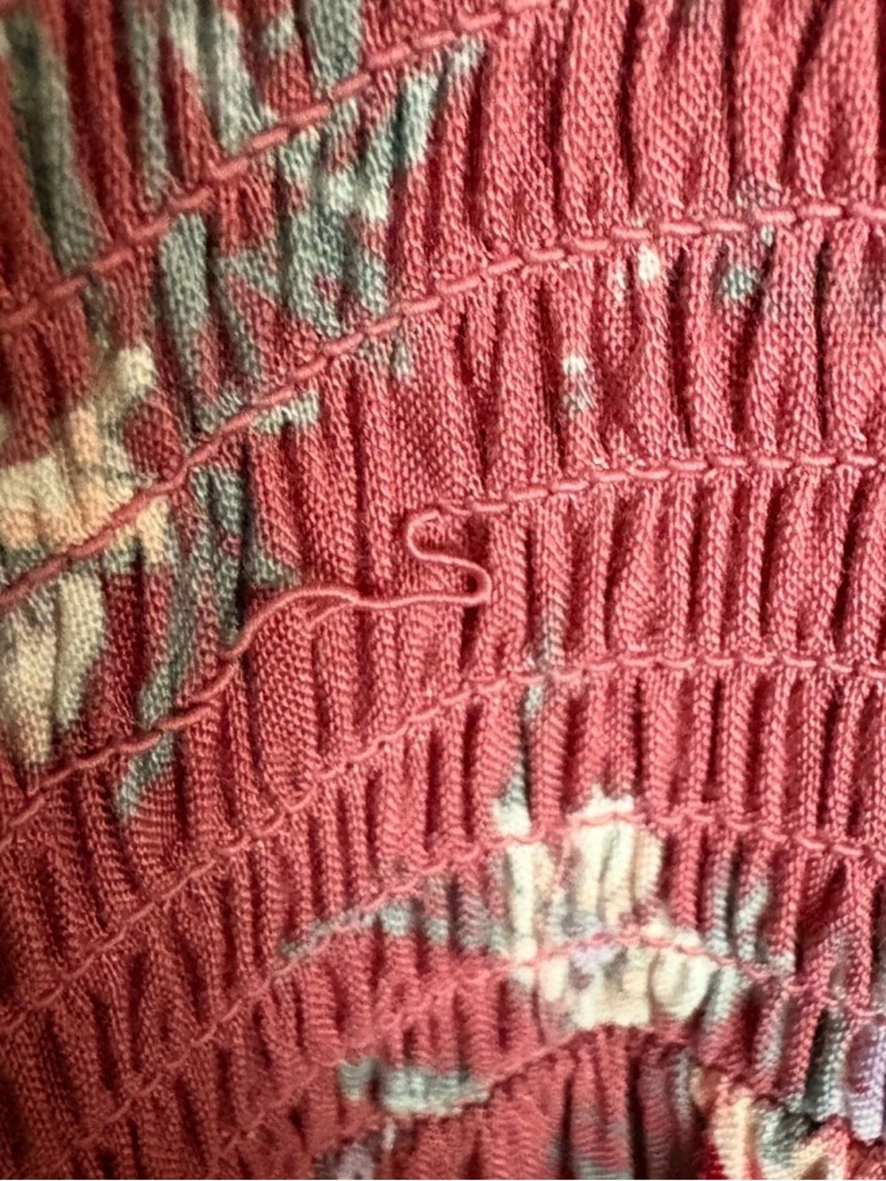 Lg Pink Floral Maxi Dress Sweetheart Neckline High Low Hem Coquette Easter - Picture 10 of 13